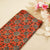 Red Ajrakh Modal Satin Fabric Modal Ajrakh IA-26911
