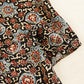 Black Ajrakh Modal Satin Fabric Modal Ajrakh IA-26912