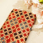 Red Geometrical Ajrakh Modal Satin Fabric Modal Ajrakh IA-26915