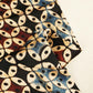 Black Geometrical Ajrakh Modal Satin Fabric Modal Ajrakh IA-26916