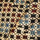 Black Geometrical Ajrakh Modal Satin Fabric Modal Ajrakh IA-26916