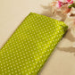 Green Yellow Dot Print Crape Fabric MTF-26924
