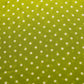 Green Yellow Dot Print Crape Fabric MTF-26924
