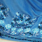 Light Blue Thread Embroidery Denim Fabric AF-26925  