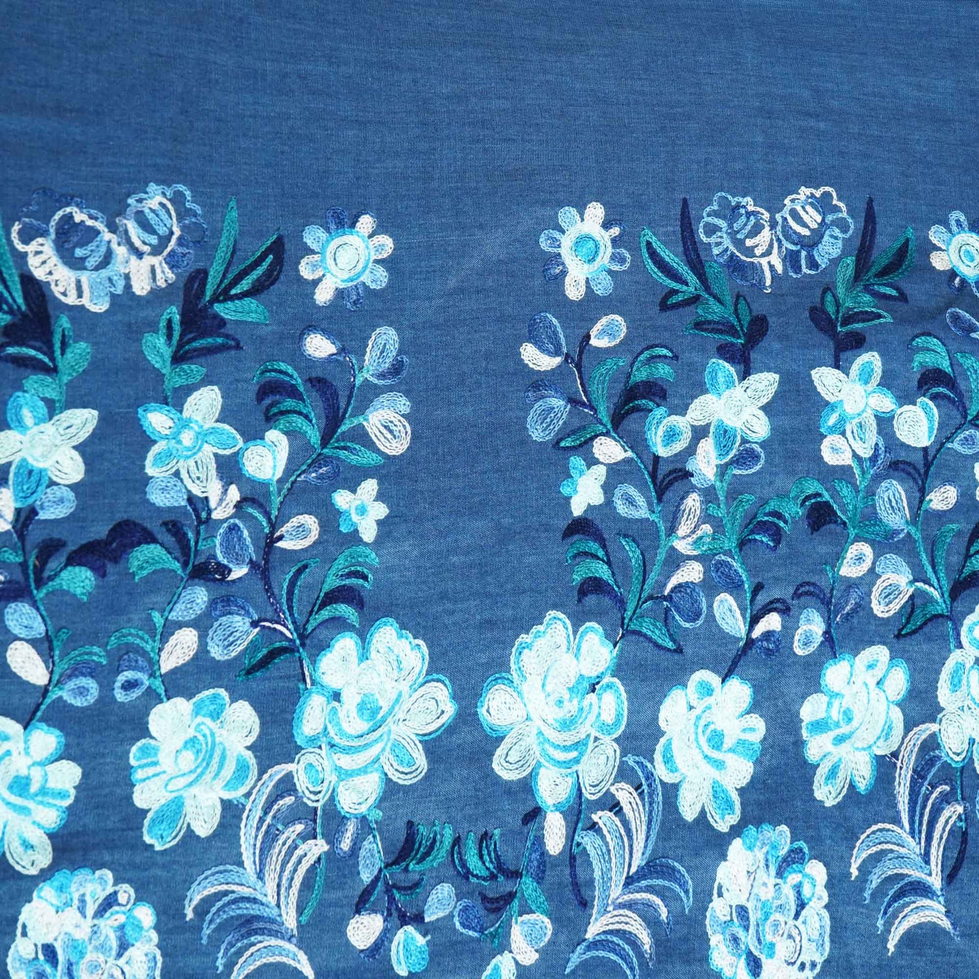 Blue Thread Embroidery Denim AF-26926  