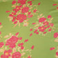 Green Floral Print Satin Georgette-MTF-26948