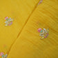 Yellow embroidery cut dana Malai Chanderi-GL-26960
