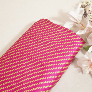 Pink Bandhani Modal Silk-SNTF-26968 - TradeUNO