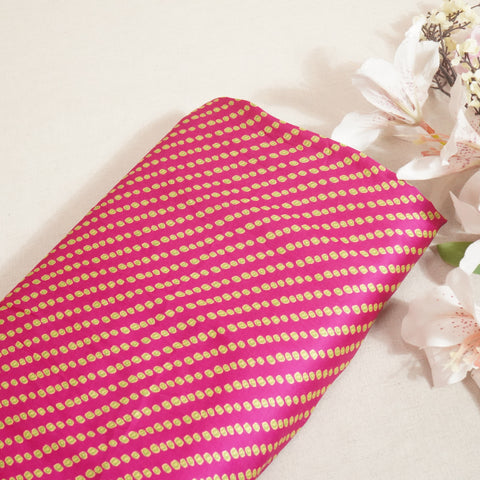 Pink Bandhani Modal Silk-SNTF-26968