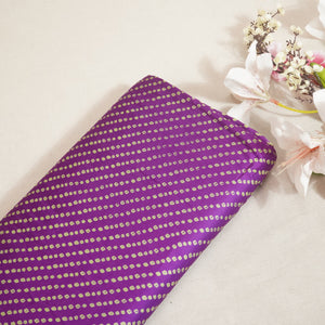 Purple  Bandhani Modal Silk-SNTF-26969 - TradeUNO