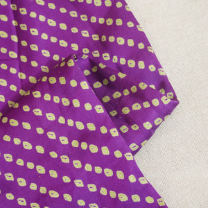 Purple  Bandhani Modal Silk-SNTF-26969 - TradeUNO