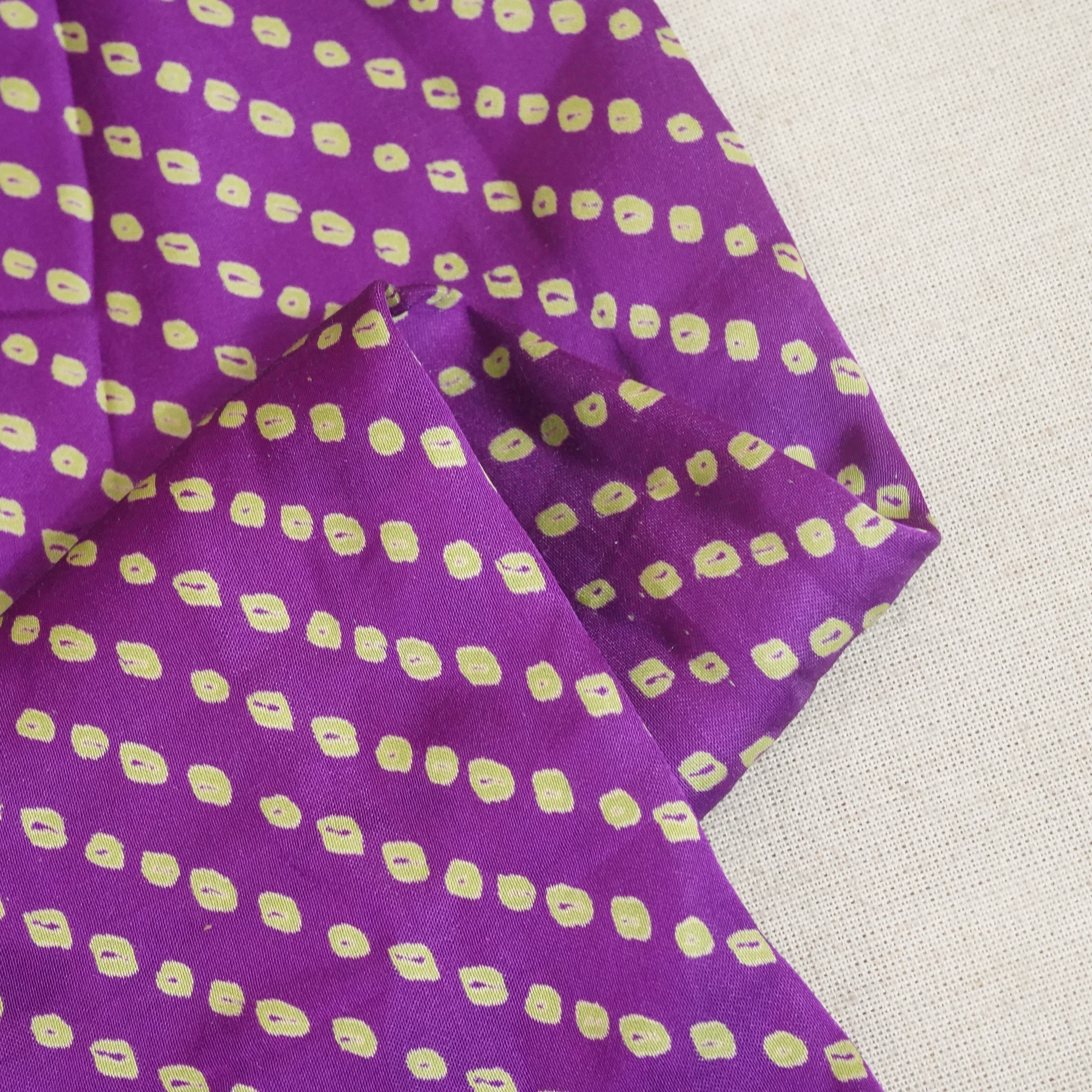 Purple  Bandhani Modal Silk-SNTF-26969 - TradeUNO