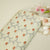 Beige Floral Print Raw Silk Fabric Row Silk-SNTF-26970
