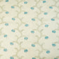 Beige Floral Print Raw Silk Fabric- SNTF-26975