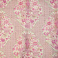 Pink Traditional Print Raw Silk Fabric-SNTF-26977