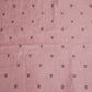 Pink Floral Raw Silk Fabric-SNTF-26980