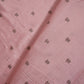 Pink Floral Raw Silk Fabric-SNTF-26980