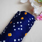 Royal Blue Bandhani Print Modal Silk Fabric SC-28271
