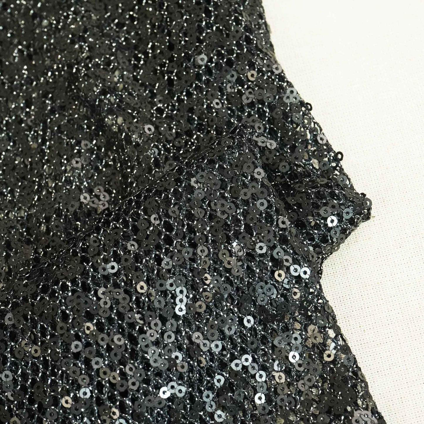 Black Net Lycra Sequence Net Lycra LFP-27190