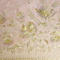 Light Purple Zari Embroidery Sequence Glass Tissue KF-27197