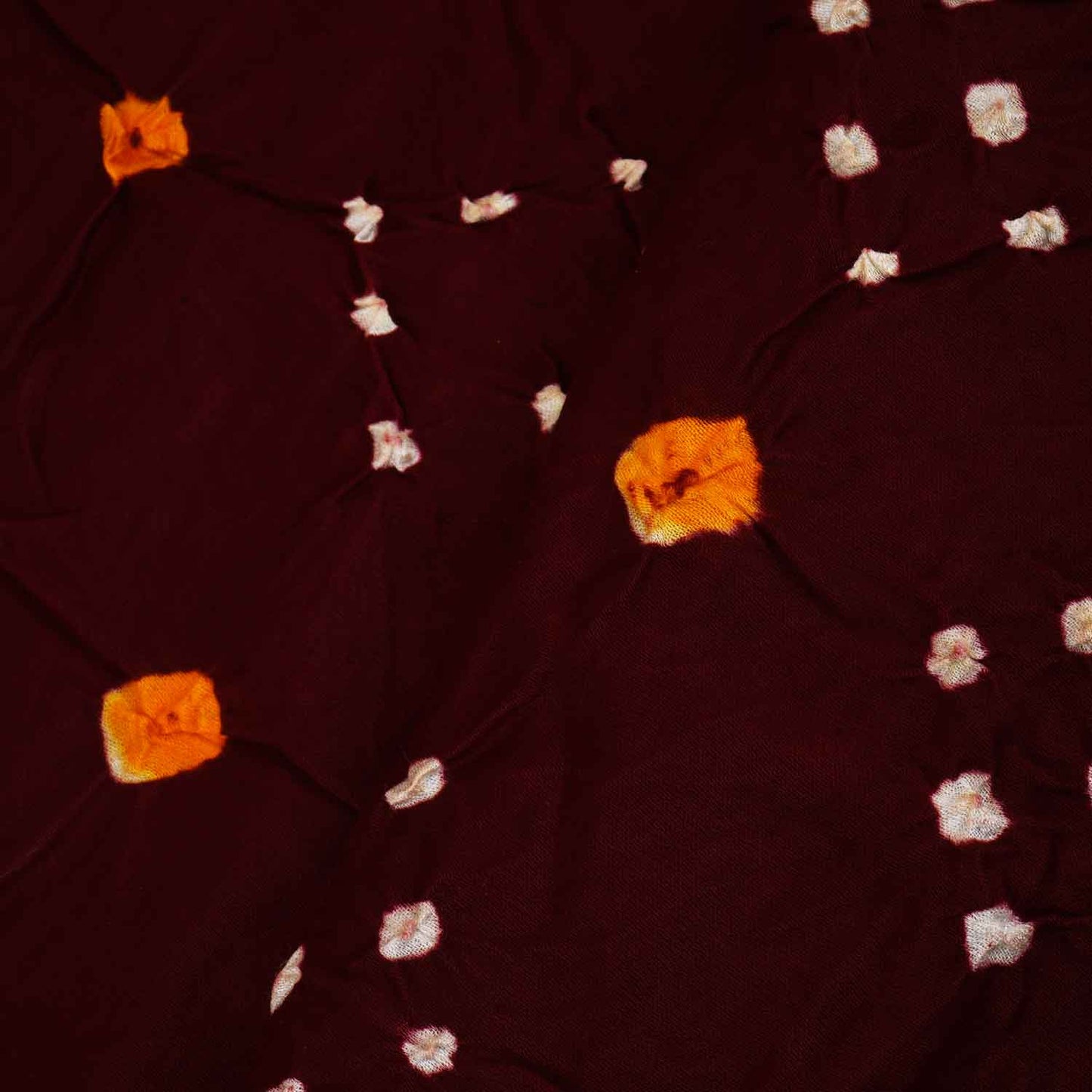 Maroon Bandhani Print Modal Silk Fabric SC-28272