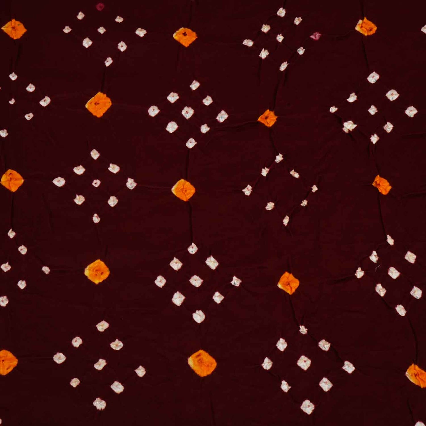 Maroon Bandhani Print Modal Silk Fabric SC-28272