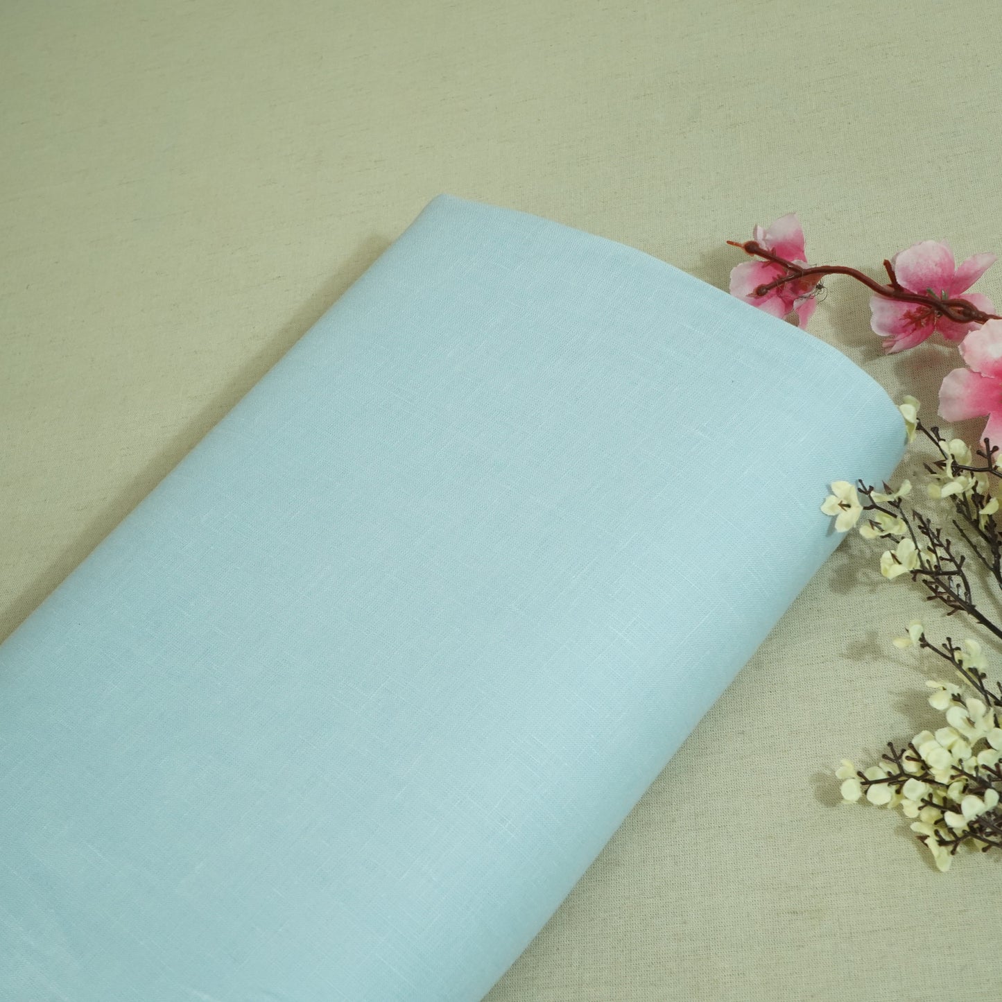 Lightr Blue Cotton Linen-FF-27201