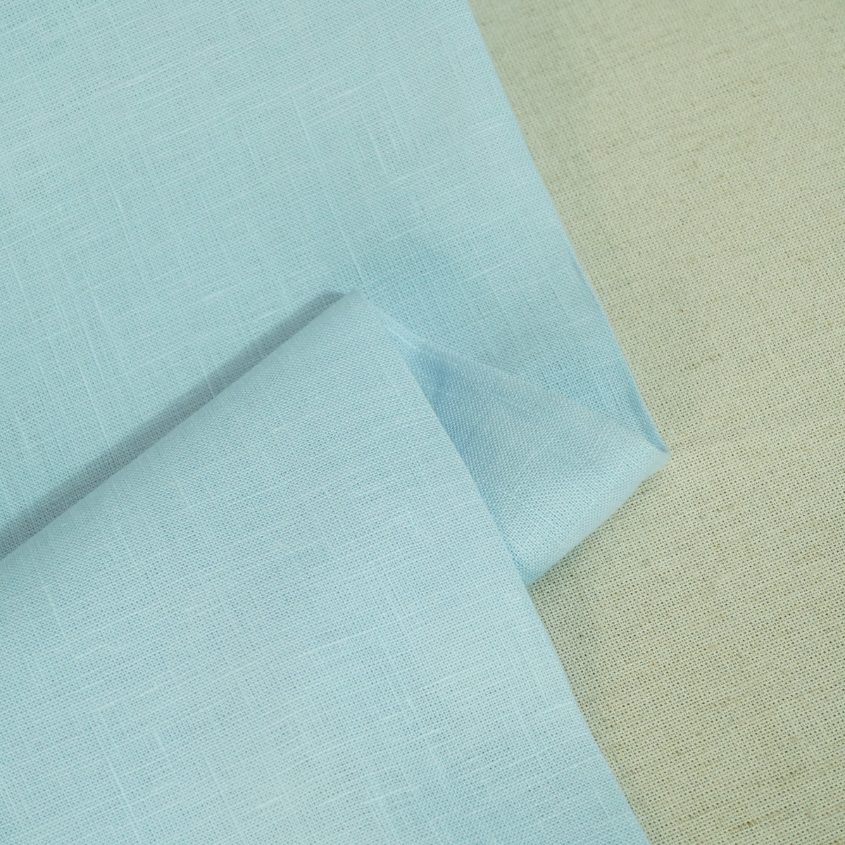 Lightr Blue Cotton Linen-FF-27201 - TradeUNO