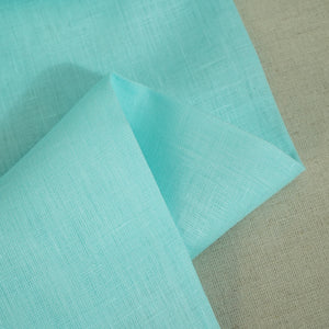 Sky Blue Cotton Linen-FF-27203 - TradeUNO