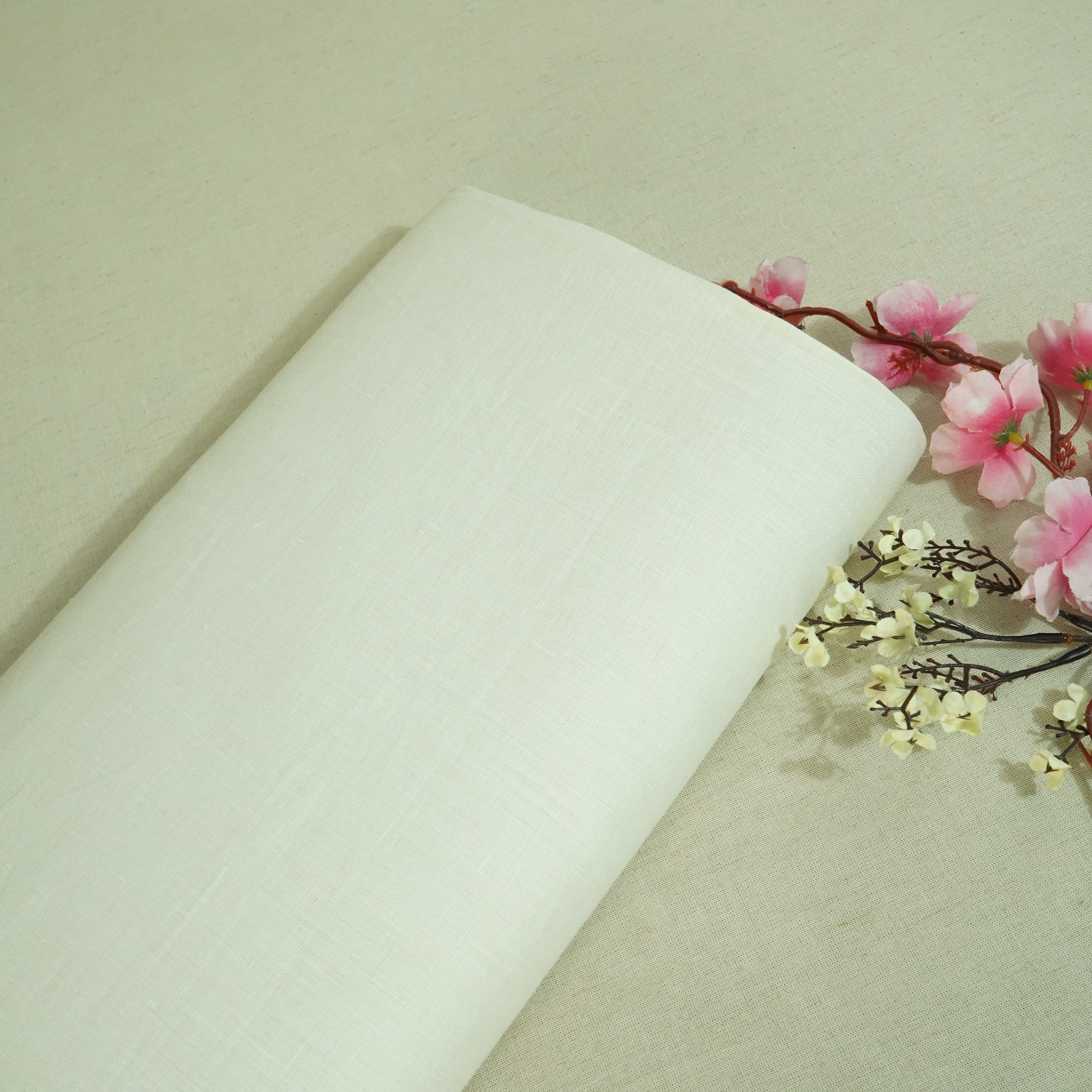 Off-White Cotton Linen-FF-27207 - TradeUNO