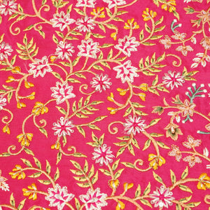 Magenta Thread Embroidery Chinnon-RA-27210 - TradeUNO