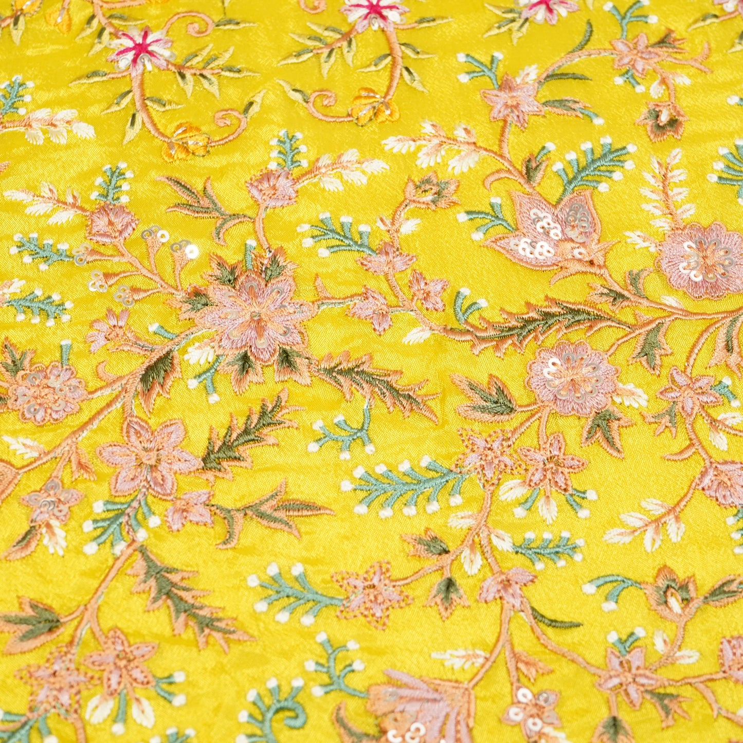 Yellow Thread Embroidery Chinnon-RA-27211