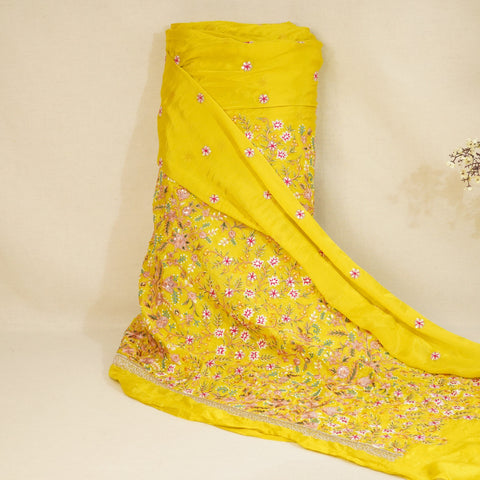 Yellow Thread Embroidery Chinnon-RA-27211