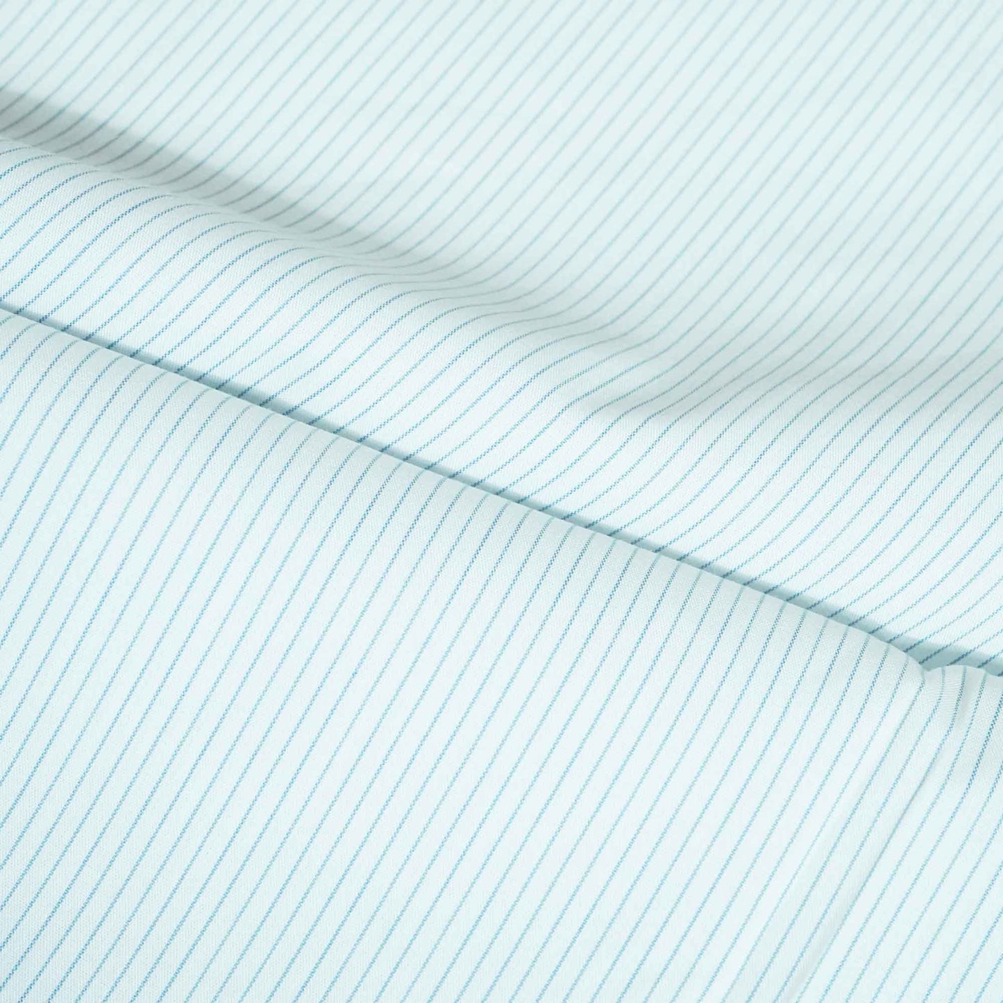 White Stripes Print Poplin Fabric LSF-27213