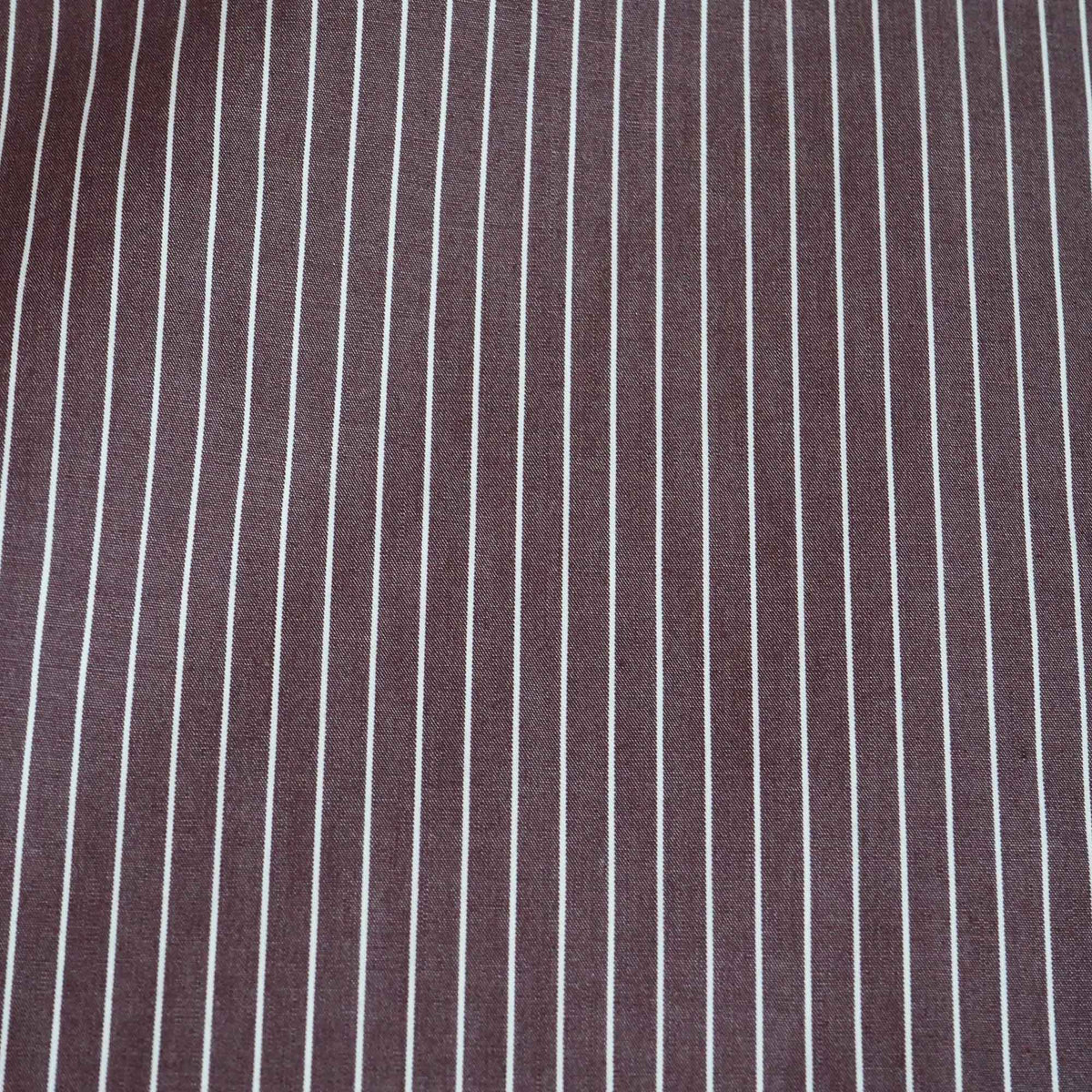 Maroon Stripes Print Poplin Fabric LSF-27214