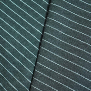 Black Stripes Print Poplin Fabric LSF-27215