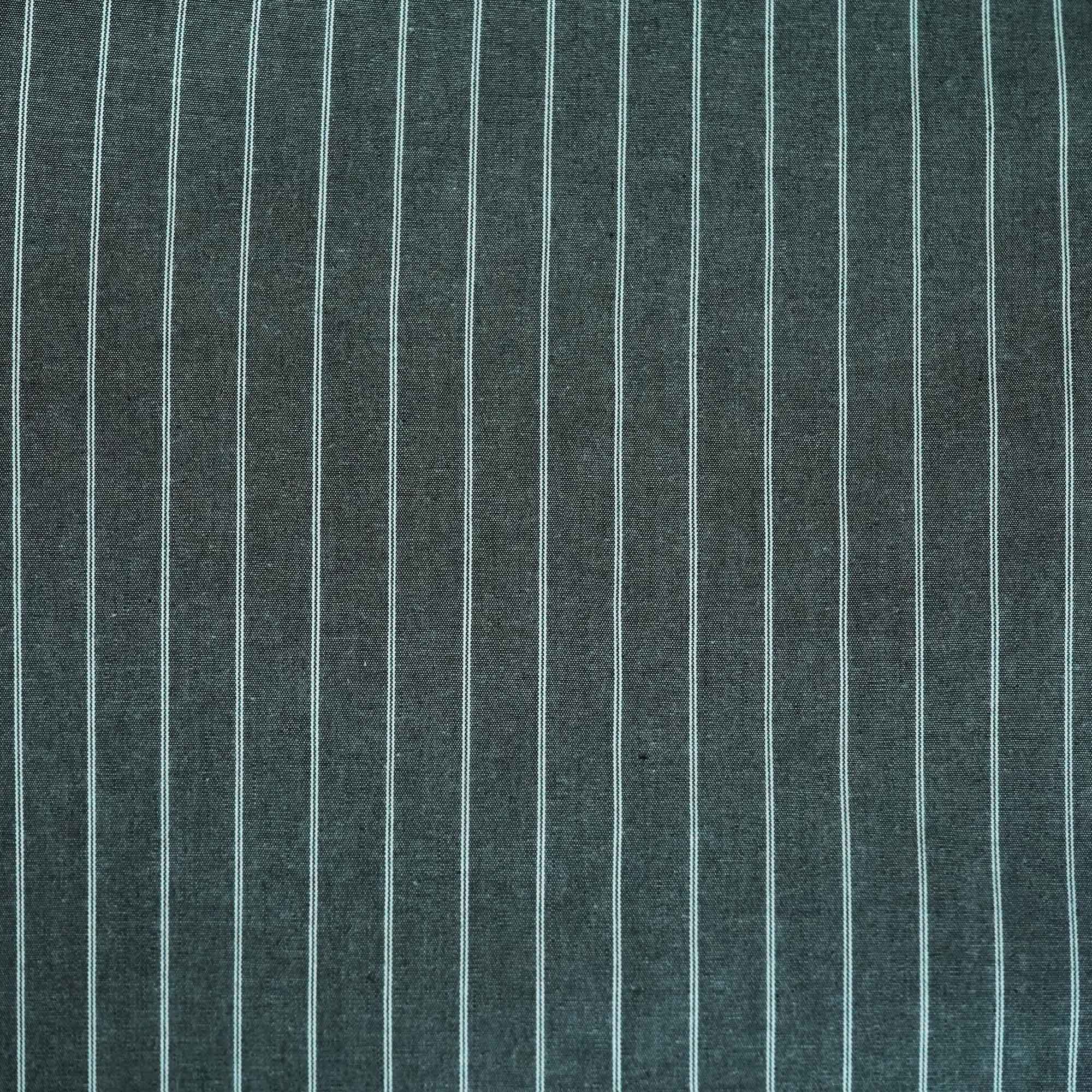 Black Stripes Print Poplin Fabric LSF-27215