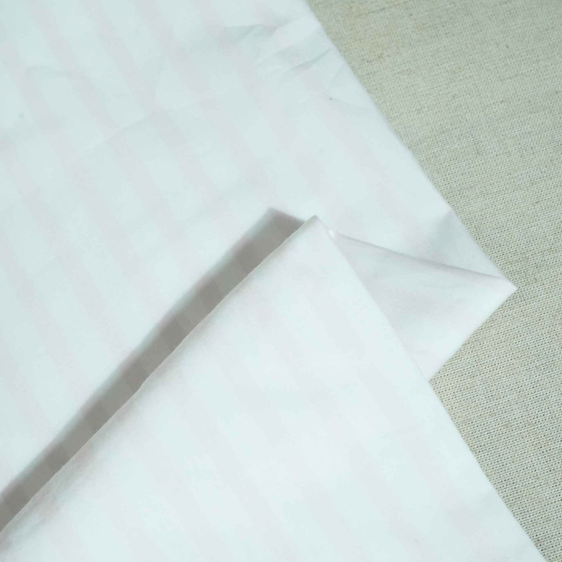 Light Pink Stripes Print Poplin Fabric LSF-27216