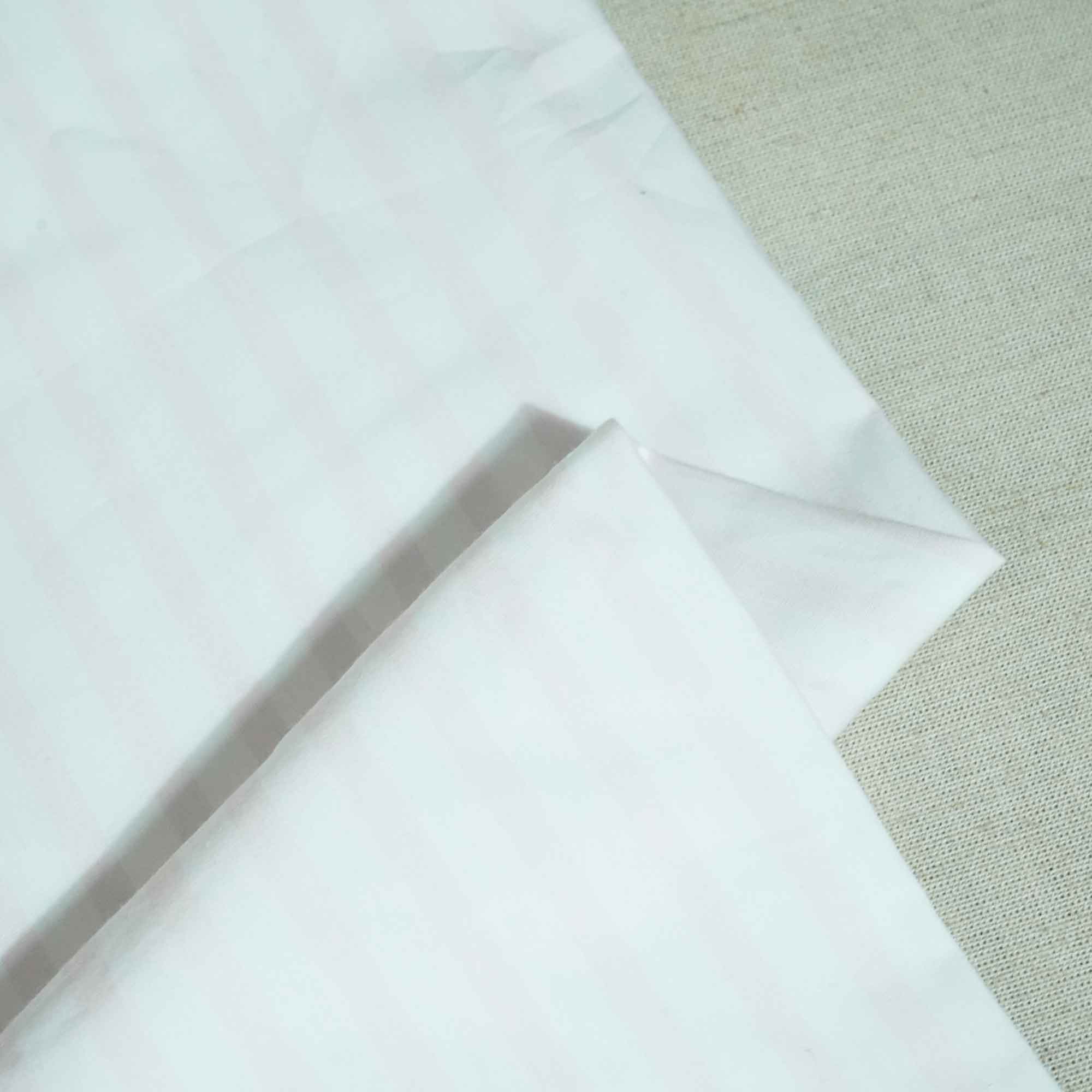 Light Pink Stripes Print Poplin Fabric LSF-27216