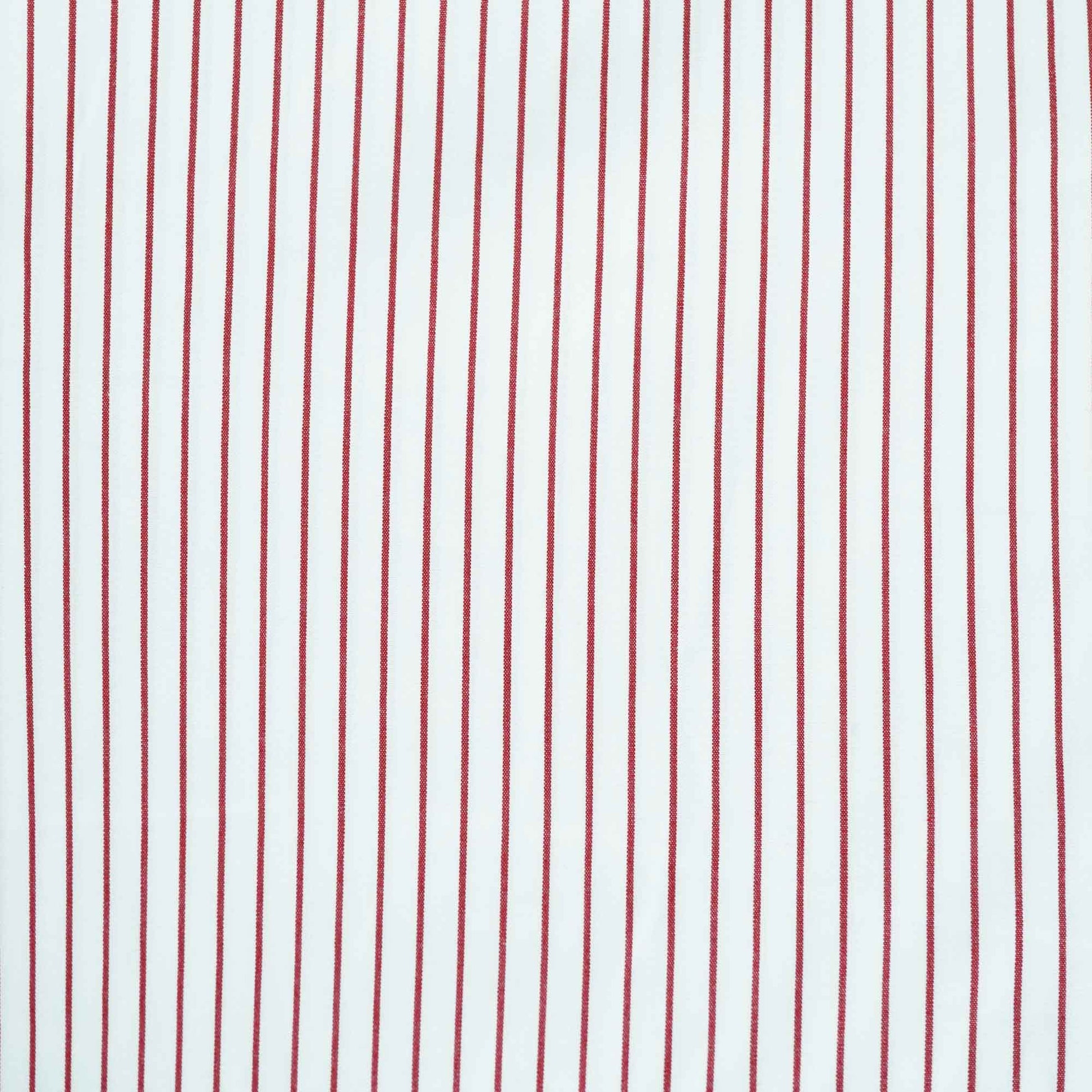 Muted Red Stripes Print Poplin Fabric LSF-27217