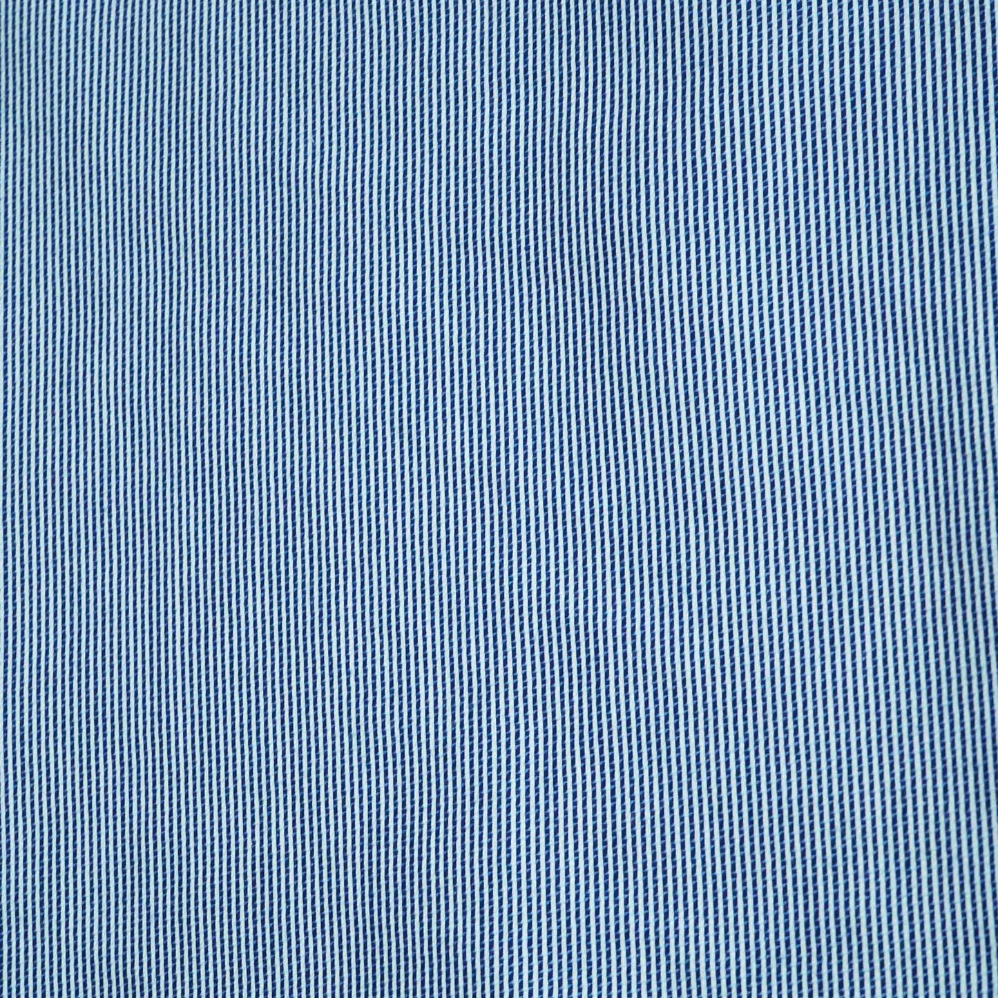 Blue & White Stripes Print Poplin Fabric LSF-27220