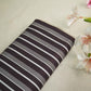 Brown Stripes Print Poplin Fabric LSF-27223