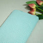 Light Mint Green Stripes Print Poplin Fabric LSF-27225