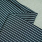Dark Grey & White Stripes Print Poplin Fabric LSF-27228