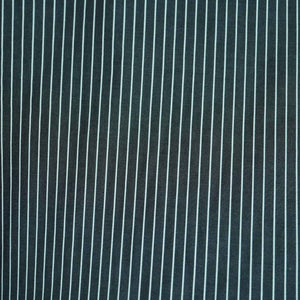 Dark Grey & White Stripes Print Poplin Fabric LSF-27228