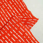 Orange Abstract Print Georgette Fabric MTF-27232