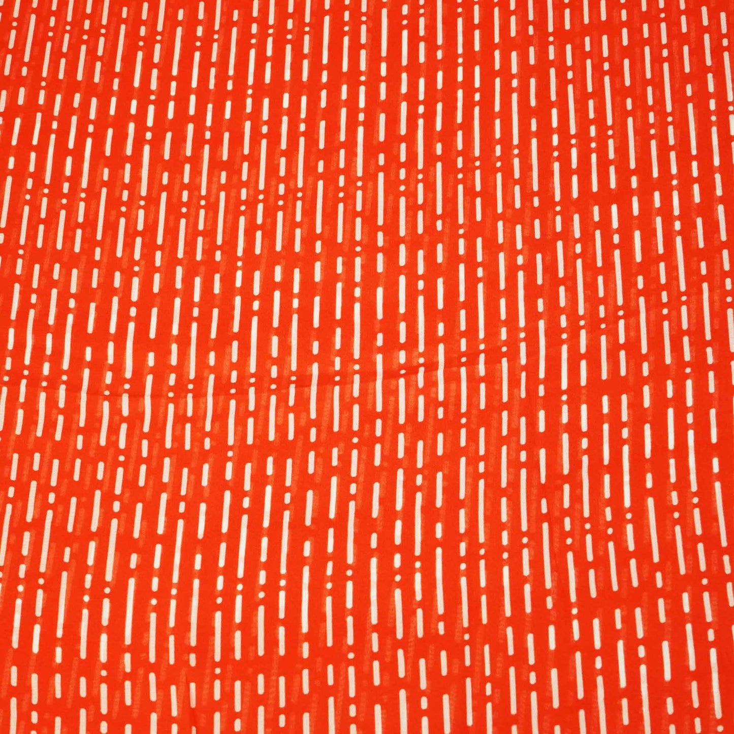 Orange Abstract Print Georgette Fabric MTF-27232