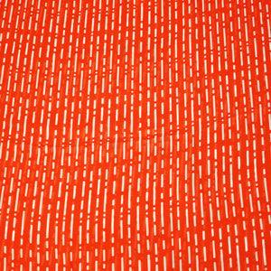 Orange Abstract Print Georgette Fabric MTF-27232