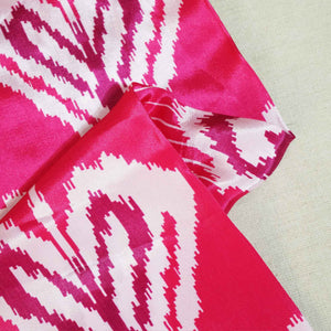 Pink Abstract Print Crepe Fabric MTF-27235