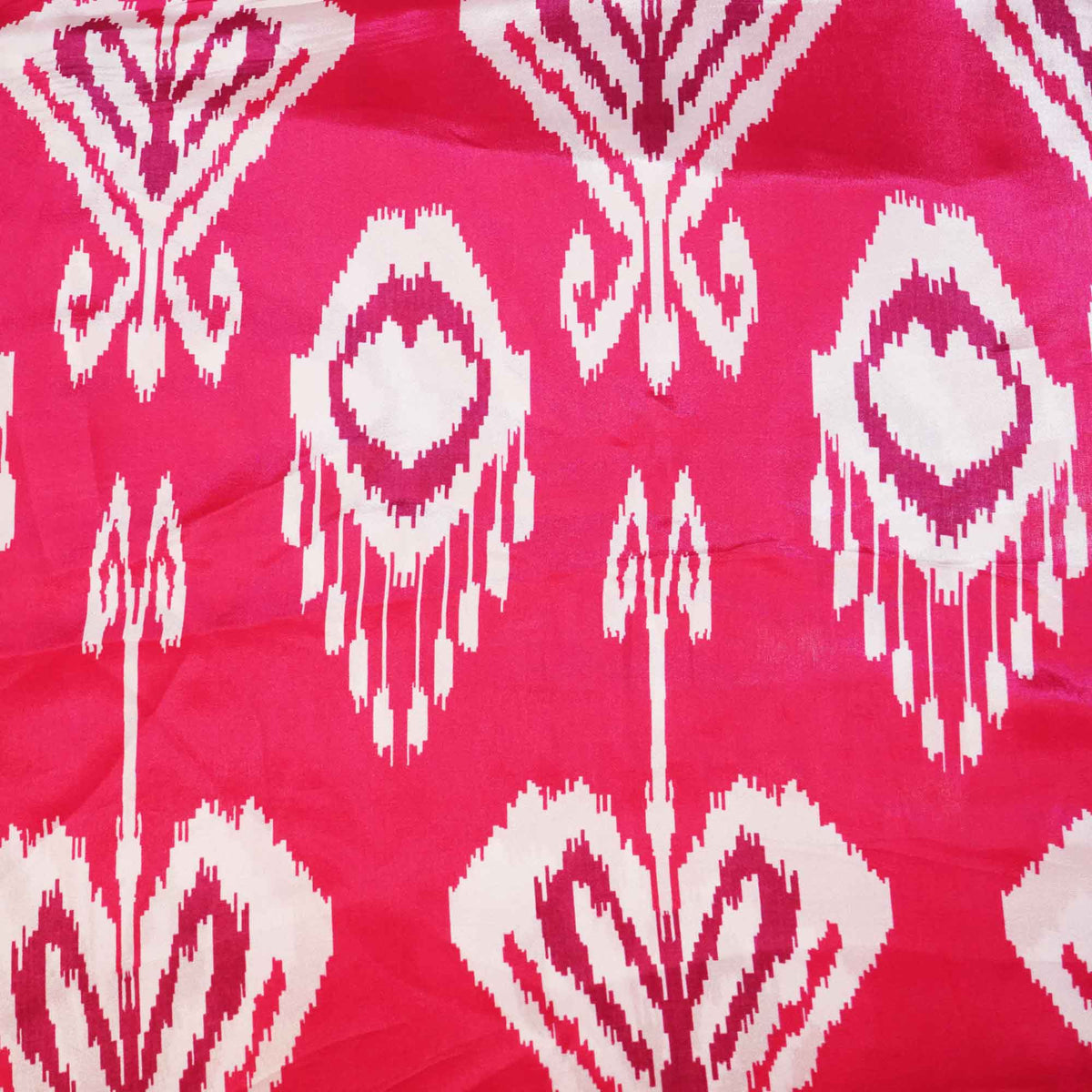 Pink Abstract Print Crepe Fabric MTF-27235